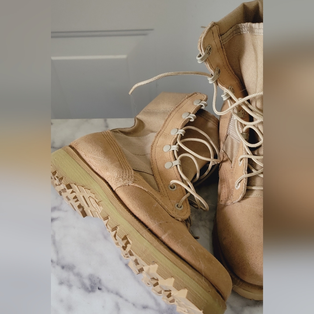 Military Tan Boots